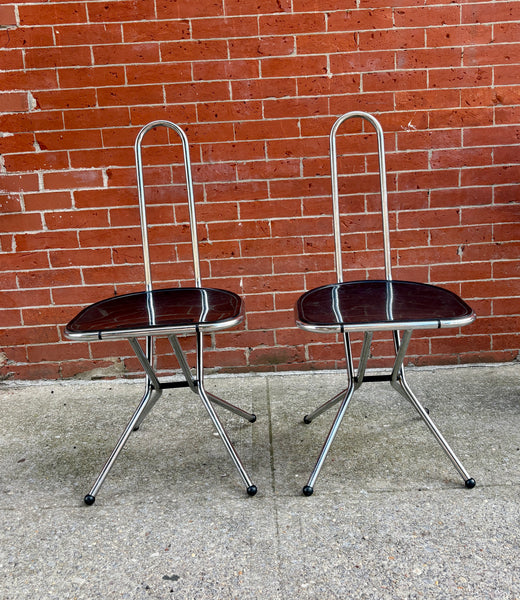 Set of Vintage Folding Chairs by Niels Gammelgaard for IKEA, 1970s