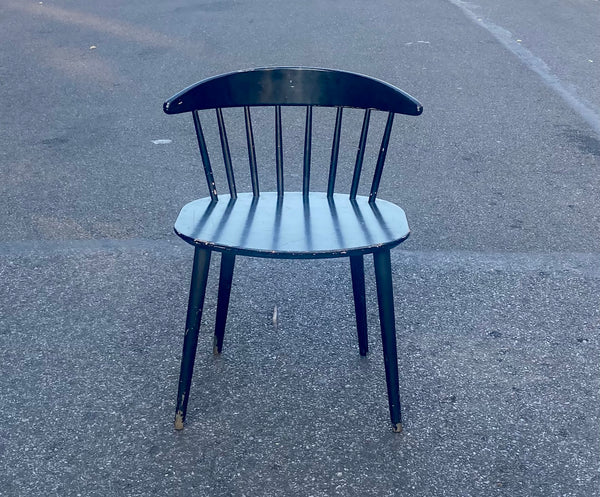 1960s J104 Black Chairs Designed by Jørgen Bækmark- a Pair