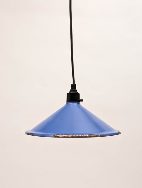 1960s Blue Pendant Lamp by Lyskaer
