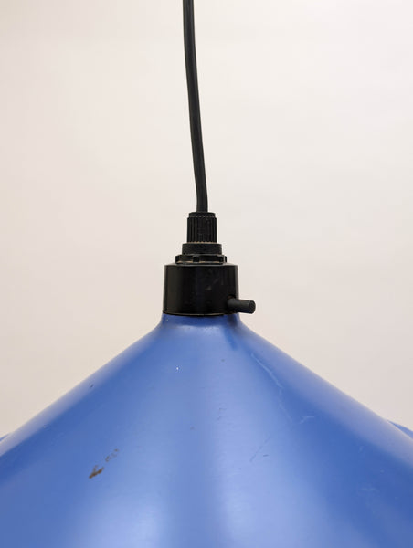1960s Blue Pendant Lamp by Lyskaer