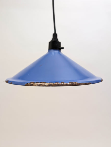 1960s Blue Pendant Lamp by Lyskaer