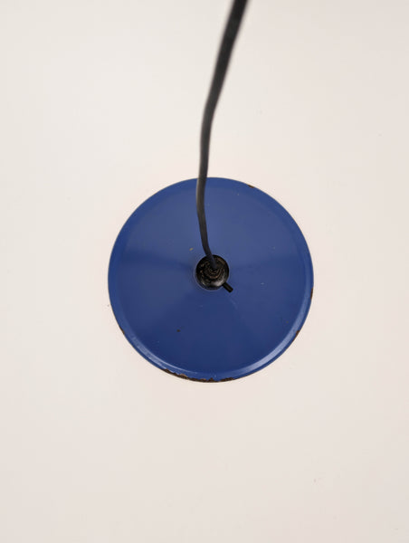 1960s Blue Pendant Lamp by Lyskaer