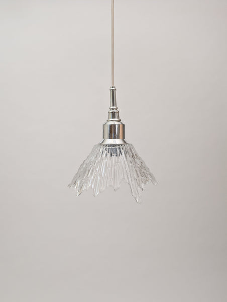 Wirkkala Revontulet Glass Hanging Lamp, Pendant Light for Humppila, Finland 1970s