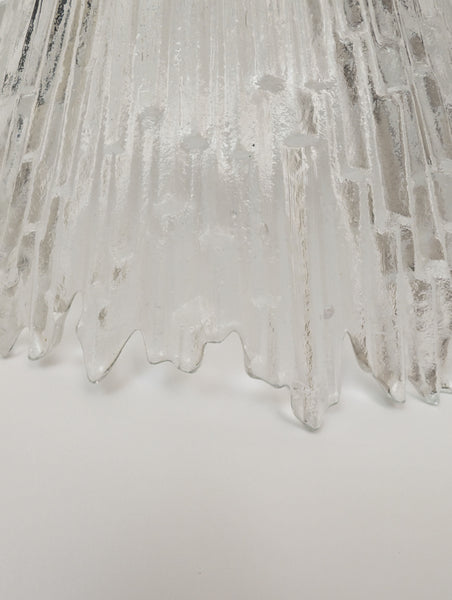 Wirkkala Revontulet Glass Hanging Lamp, Pendant Light for Humppila, Finland 1970s