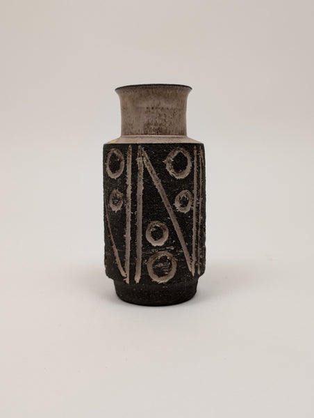 Mid-Century Danish Studio Pottery Vase From Lovemose Denmark, 1960s