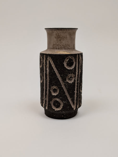 Mid-Century Danish Studio Pottery Vase From Lovemose Denmark, 1960s