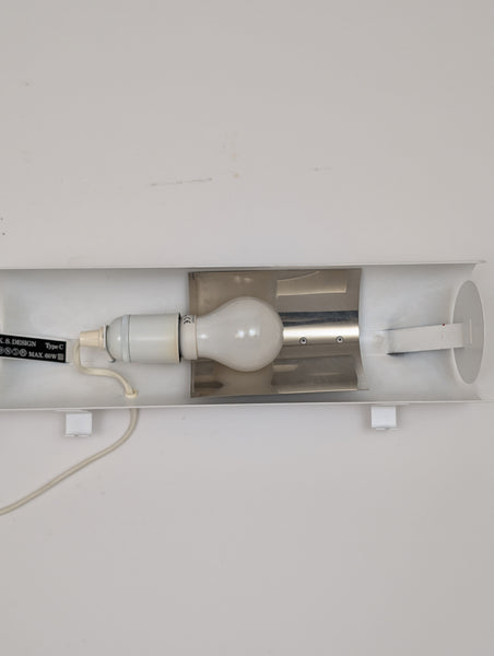 Vintage White Light Sconce, Denmark