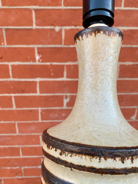 Danish Modern Ceramics Table Lamp Axella Studio, 1970s