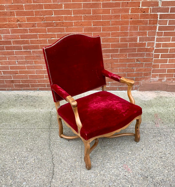 Pair of Antique Os De Mouton Arm Chairs