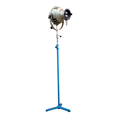 Theater Spotlight Manufactured by Furse on Vintage Tripod, Uk, 1950's