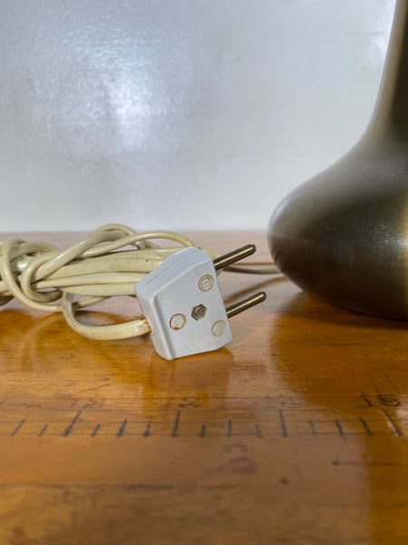 Fog & Morup Polished Brass Danish table lamp 1960s