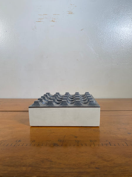 Mid-Century White Swedish Ultima 15 Ashtray by Holger Bäckström & Bo Ljungberg
