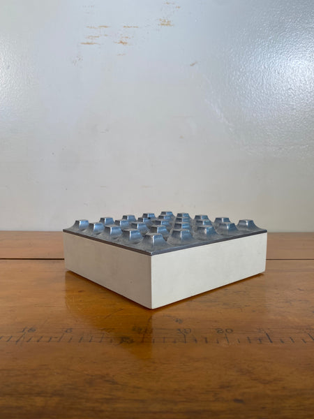 Mid-Century White Swedish Ultima 15 Ashtray by Holger Bäckström & Bo Ljungberg