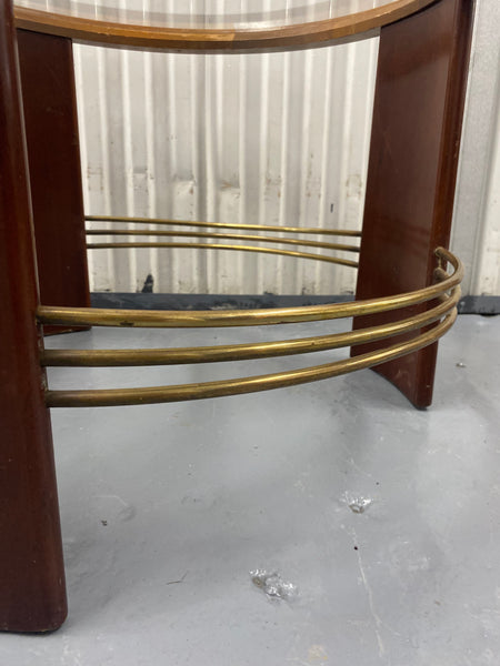 Danish Cabinetmaker Art Deco Cocktail Table, Circa 1940s