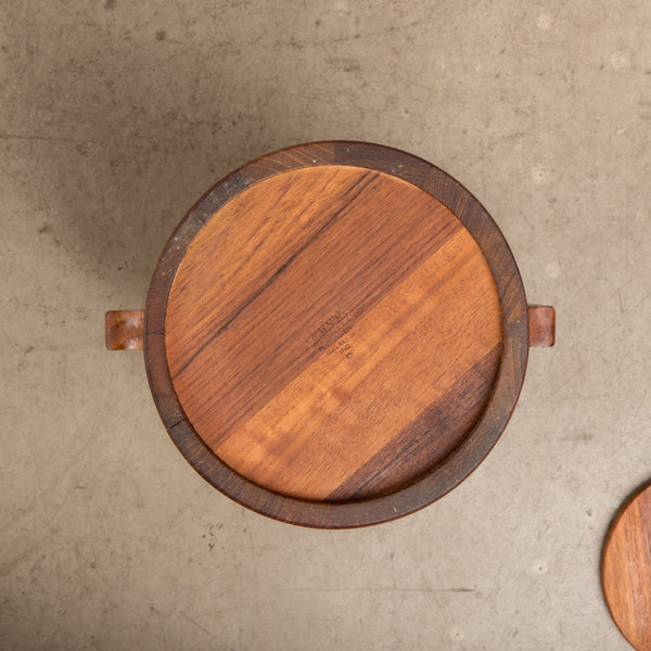 Dansk Staved Teak Banded Ice Bucket by Jens Quistgaard IHQ